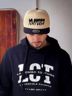 Gorro Beige Logo Negro