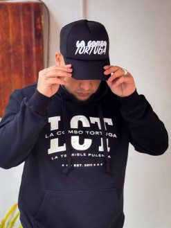 Gorro Negro Logo Blanco