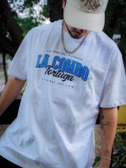 Polera Logo grande - Blanca